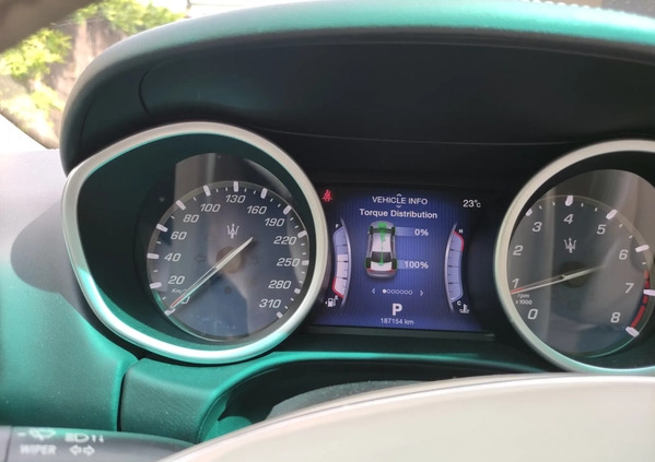 Maserati Ghibli cena 126900 przebieg: 187152, rok produkcji 2015 z Bielsk Podlaski małe 46